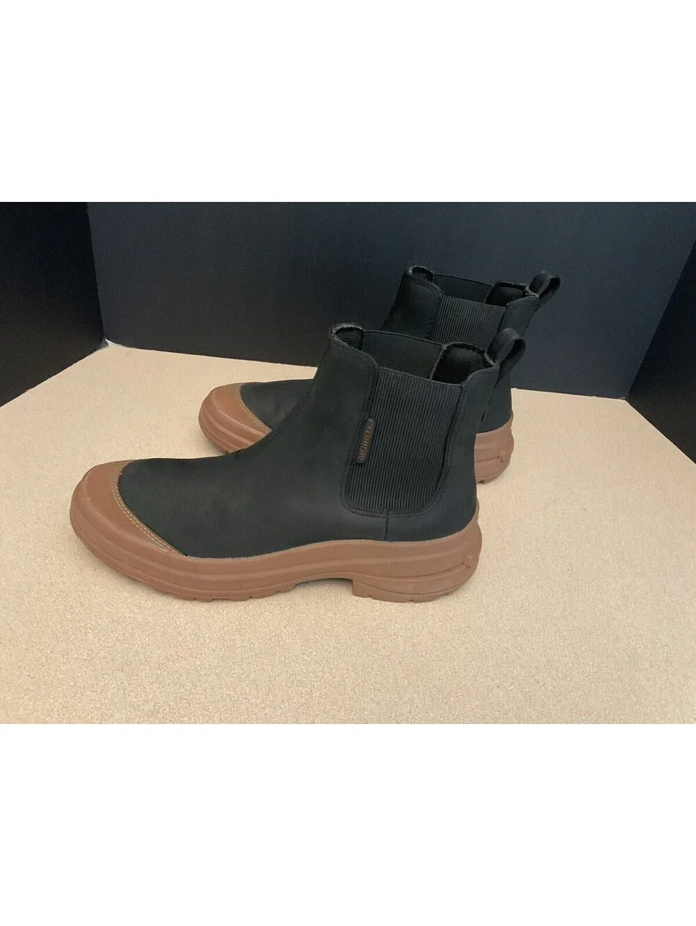 Womens Merrell Harper Pull On Black Waterproof Leather Chelsea Boots. Size 8.5